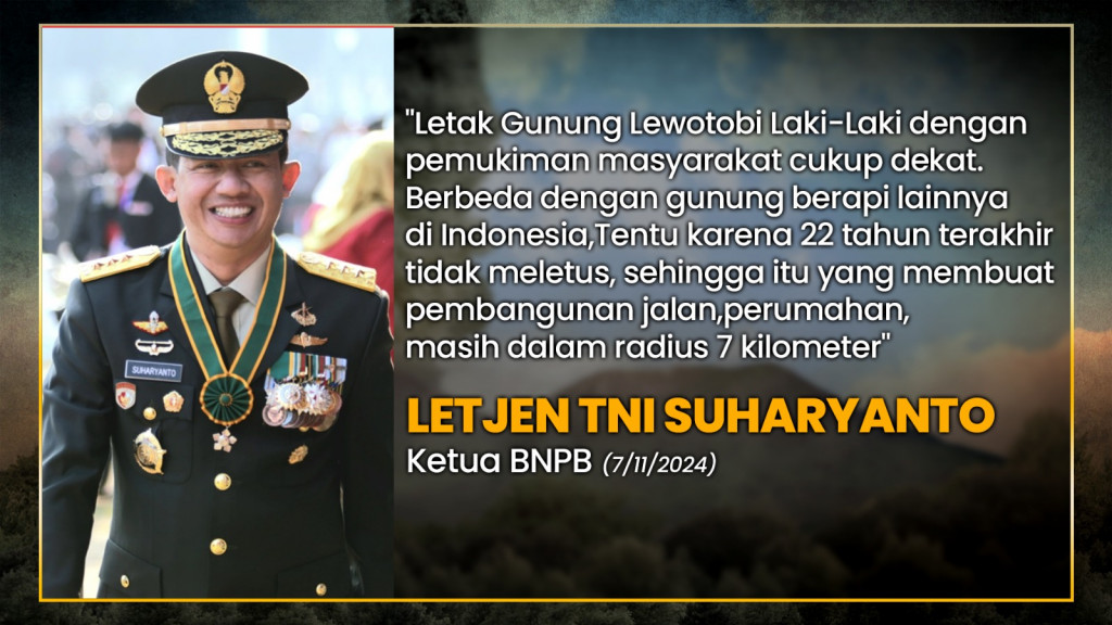 Erupsi Gunung Lewotobi Laki-laki