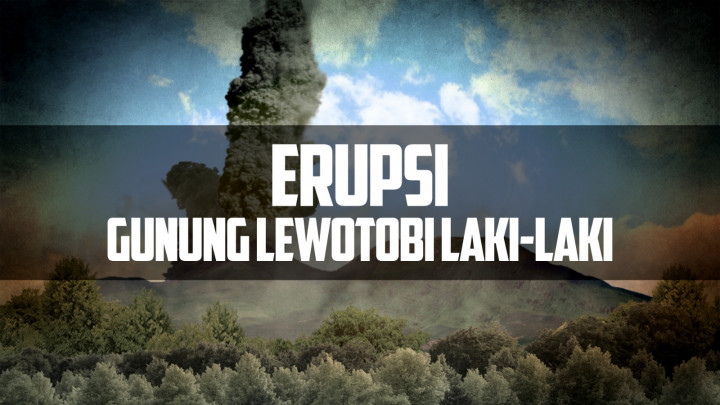 Erupsi Gunung Lewotobi Laki-laki