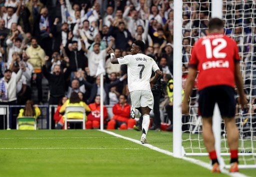 Tiga gol dari Vinicius masing-masing dicetak pada menit ke-34, 61 dan 69. Sementara satu gol El Real lainnya disumbangkan Jude Bellingham pada menit ke-42.