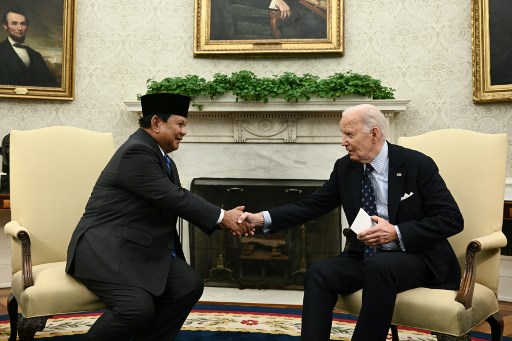 Presiden RI Prabowo Subianto melakukan pertemuan dengan Presiden Amerika Serikat Joe Biden di Gedung Putih, Washington DC, Amerika Serikat, Selasa, 12 November  2024. 