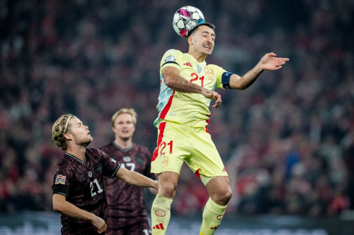 Tim nasional (timnas) Spanyol meraih kemenangan tipis 2-1 atas Denmark dalam matchday ke-5 UEFA Nations League 2024/25 yang digelar di Parken Stadium, Copenhagen pada Sabtu, 16 November 2024 dini hari WIB.