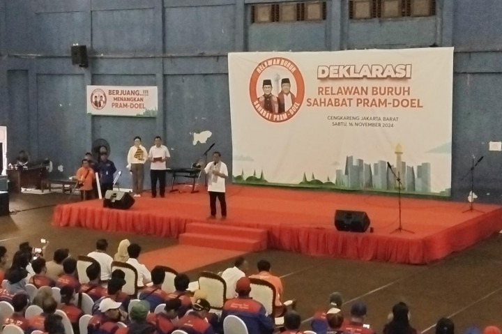 Calon Gubernur (Cagub) Jakarta nomor urut 3 Pramono Anung yakin menang satu putaran jika para buruh di Jakarta mendukung dirinya. Karenanya Pramono mengajak para buruh untuk menggunakan haknya tanggal 27 nanti dengan memilih pasangan Pramono-Rano.