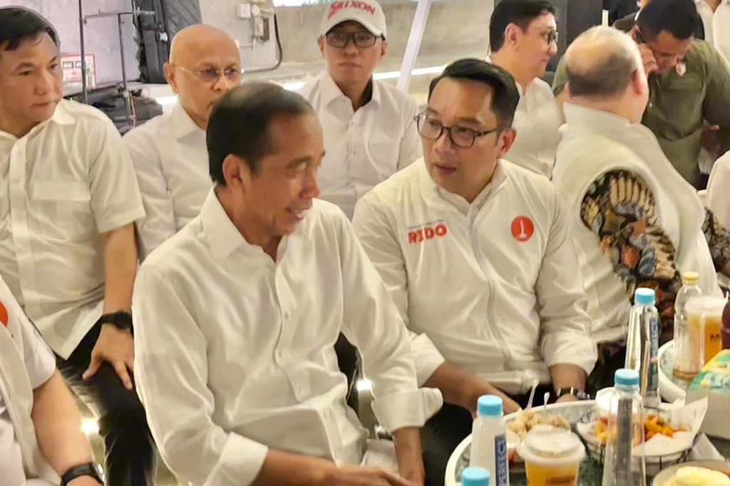 Dalam sambutannya, RK mengatakan Jokowi merupakan seorang yang menjadi panutannya. Karena menurut dia, Jokowi merupakan sosok yang bekerja keras dari bawah hingga menjadi Presiden RI.