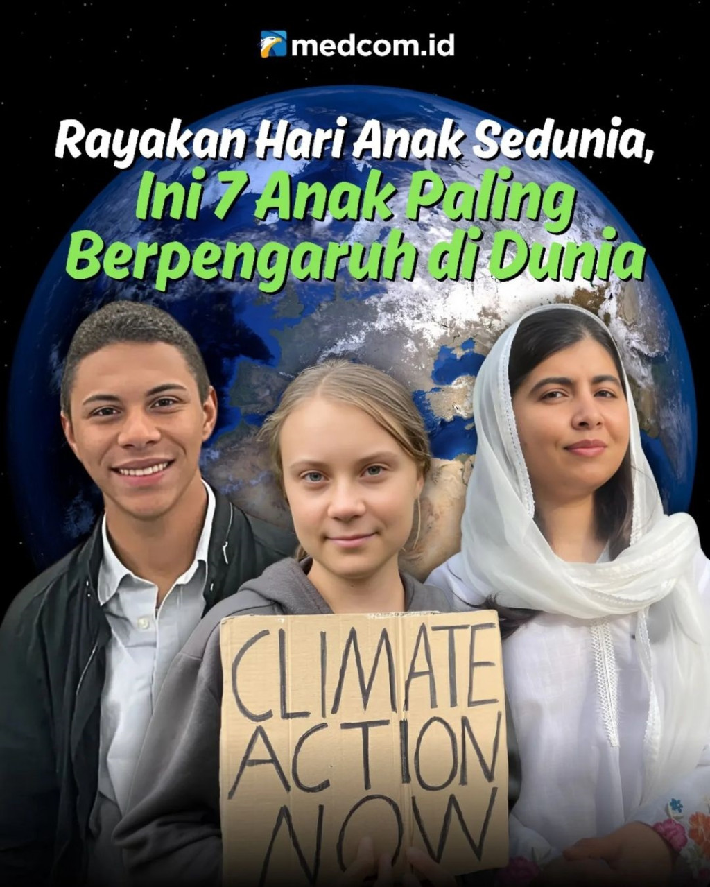 Rayakan Hari Anak,  Ini 7 Anak Paling Berpengaruh di Dunia