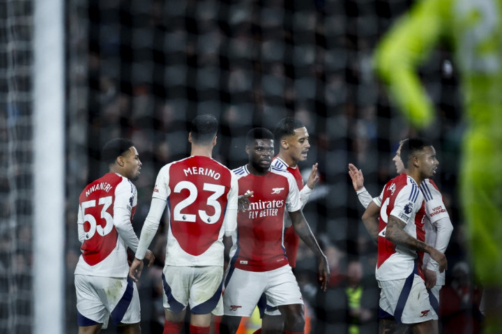 Arsenal libas Nottingham Forest dengan skor tiga gol tanpa balas pada pekan ke-12 Liga Inggris di Stadion Emirates, London, Sabtu, 23 November 2024 waktu setempat.