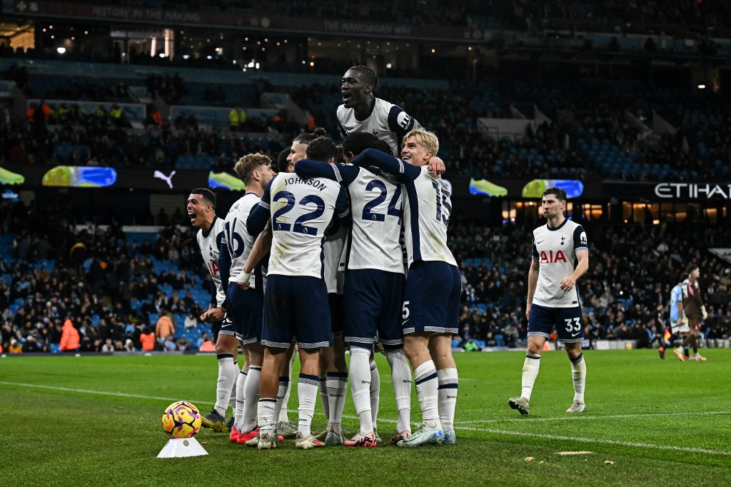Manchester City Vs Tottenham Hotspur pada lanjutan pekan ke-12 Liga Premier Inggris di Stadion Etihad, Manchester, Sabtu 23 November 2024 malam WIB, berakhir untuk kemenangan telak tim tamu.