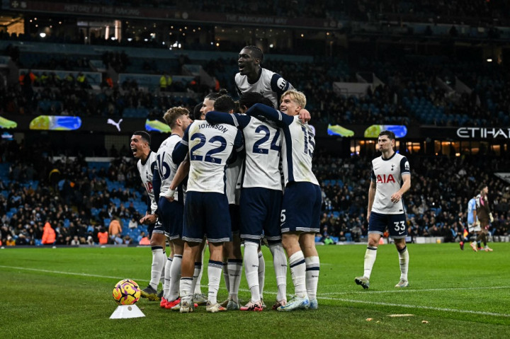 Manchester City Vs Tottenham Hotspur pada lanjutan pekan ke-12 Liga Premier Inggris di Stadion Etihad, Manchester, Sabtu 23 November 2024 malam WIB, berakhir untuk kemenangan telak tim tamu.