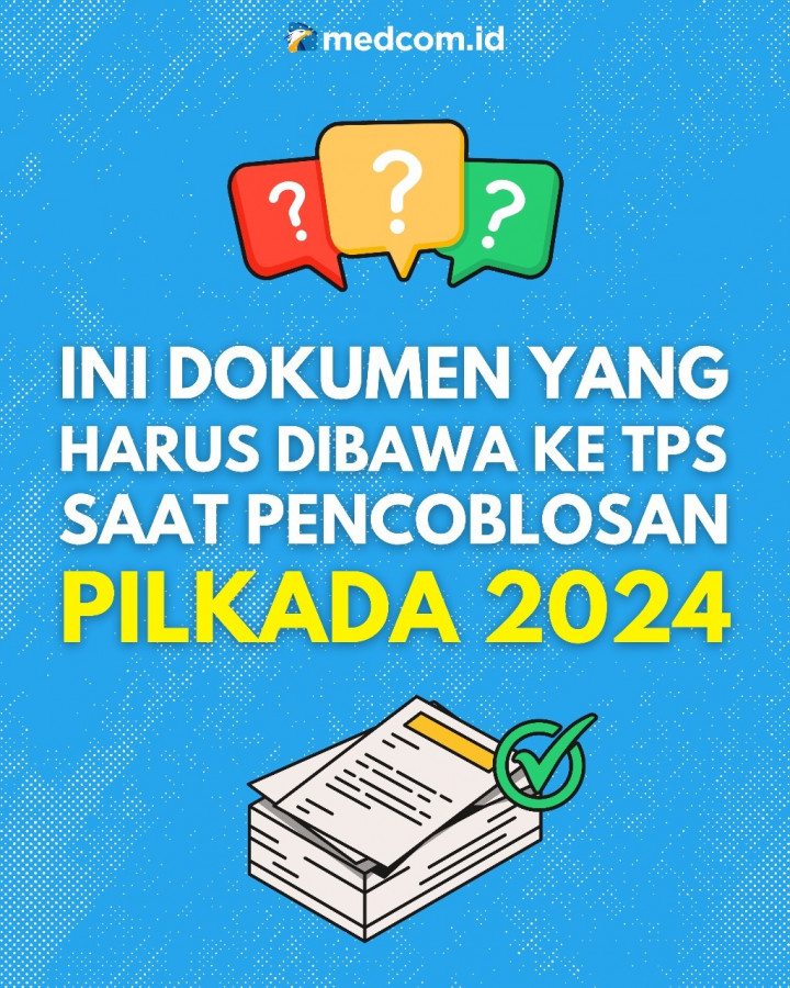 Ini Dokumen yang Harus Dibawa ke TPS saat Pencoblosan Pilkada 2024