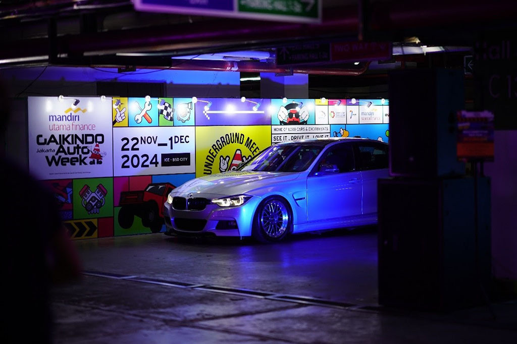 Program MUF GJAW 2024 Underground Meet Up ini menjadi ajang bagi komunitas otomotif untuk bertemu, berdiskusi, serta memamerkan kendaraan modifikasi mereka.