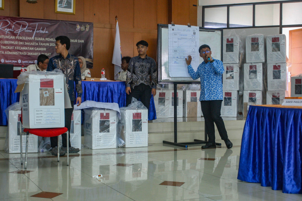 Komisi Pemilihan Umum (KPU) DKI Jakarta mulai melaksanakan perhitungan suara di tingkat kecamatan oleh Panitia Pemilihan Kecamatan (PPK) pada Kamis ini.