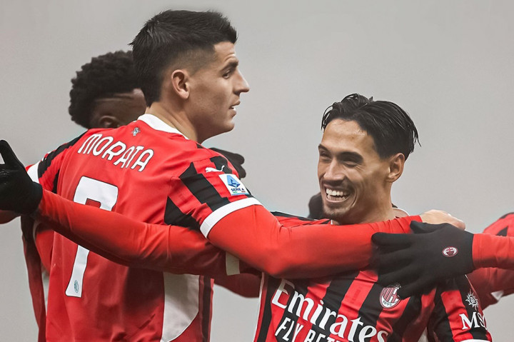 Rossoneri menggandakan keunggulan sesaat sebelum jeda. Tijjani Reijnders mencatatkan namanya di papan skor pada menit ke-41 melalui sepakan volinya yang gagal dibendung Devis Vasquez. Skor 2-0 untuk Milan menutup turun minum.