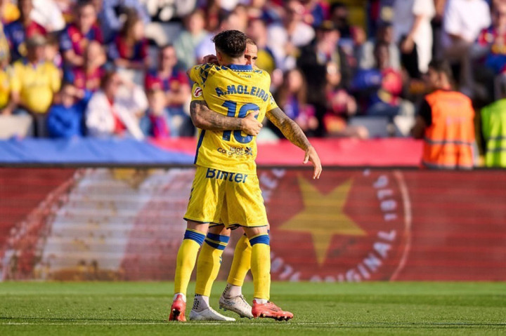 Las Palmas membuka keunggulan lebih dulu melalui gol Sandro Ramirez pada menit ke-49.