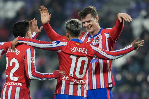 Atletico Madrid menang besar 5-0 atas tuan rumah Real Valladolid dalam lanjutan LaLiga 2024/25 di Stadion Nuevo Jose Zorrilla pada Minggu, 1 Desember 2024 dini hari WIB.