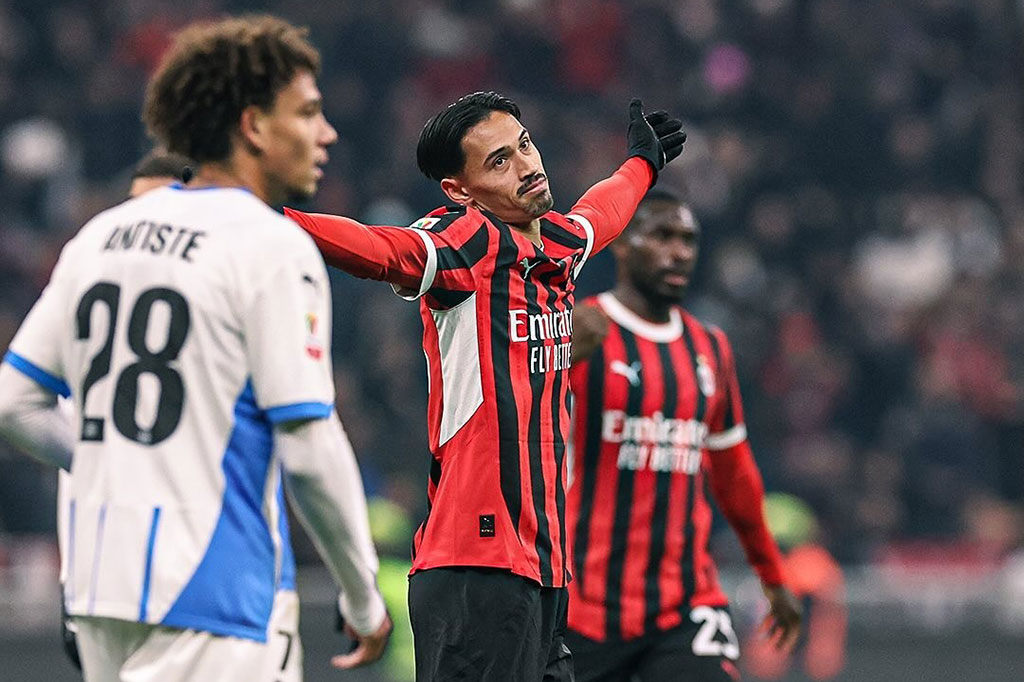 Sementara gol-gol lainnya disumbang oleh pemain keturunan Indonesia Tijjani Reijnders, Rafael Leao,  Davide Calabria, dan Tammy Abraham. Neroverdi mencetak gol hiburan lewat Samuele Mulattieri.