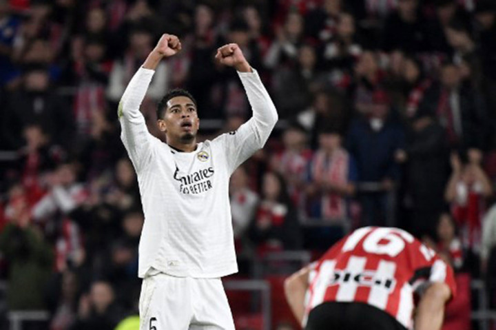 Madrid kemudian berhasil menyamakan kedudukan pada menit ke-78 lewat Jude Bellingham yang menyambar bola rebound tepisan Agirrezabala dari  sepakan Mbappe.
