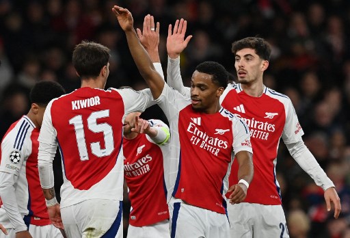 Arsenal menggilas AS Monaco dengan skor 3-0 pada matchday keenam Liga Champions, Kamis, 12 Desember 2024 dini hari WIB, di Stadion Emirates, London.