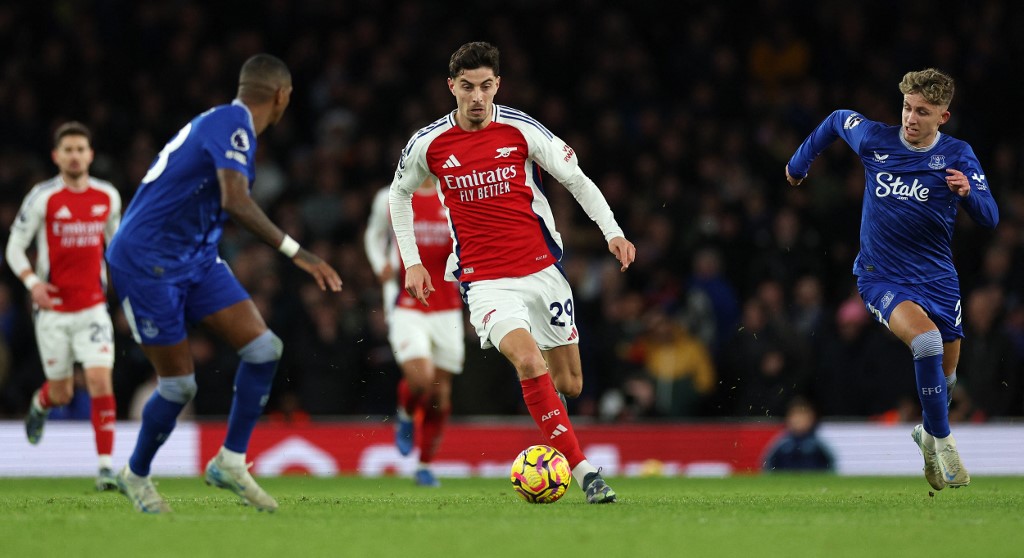 Arsenal ditahan imbang Everton 0-0, sedangkan Nottingham Forest menembus empat besar klasemen sementara pada pekan ke-16 Liga Inggris, Sabtu, 14 Desember 2024 malam waktu setempat.