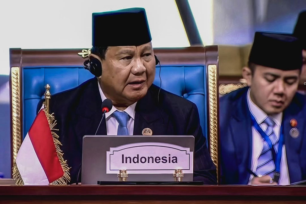 Presiden RI Prabowo Subianto menekankan bahwa forum Developing Eight (D-8) tidak boleh terpecah belah dan harus menjaga persatuan untuk dapat membela kemerdekaan Palestina dan Lebanon.