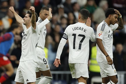 Madrid menambah satu gol di babak kedua lewat gol Brahim Diaz, sementara tim tamu juga menambah satu gol berkat Dodi Lukebakio.