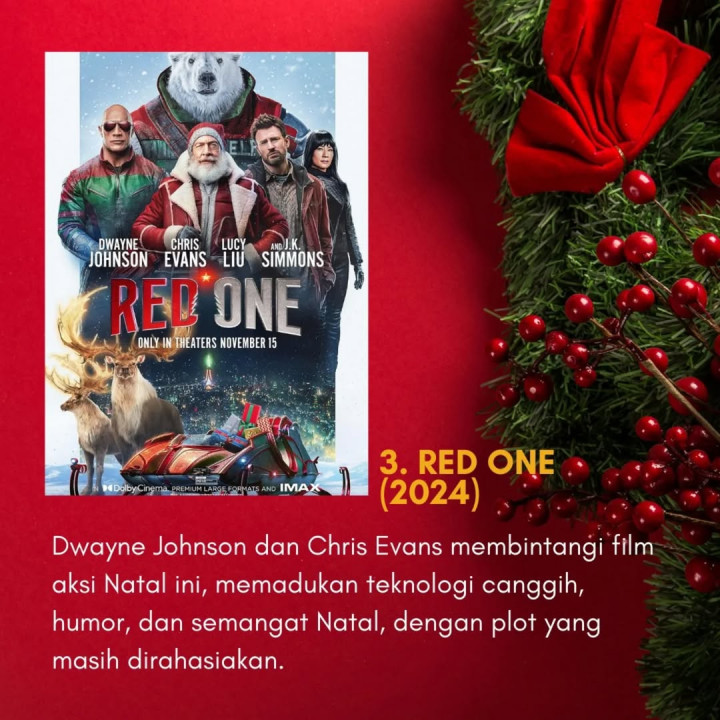 5 Rekomendasi Film Natal Terbaru 2024