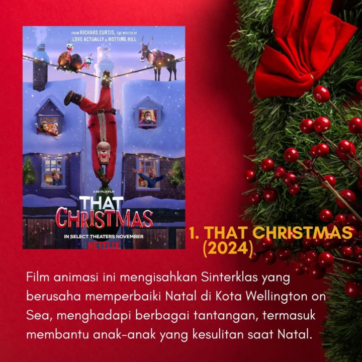5 Rekomendasi Film Natal Terbaru 2024