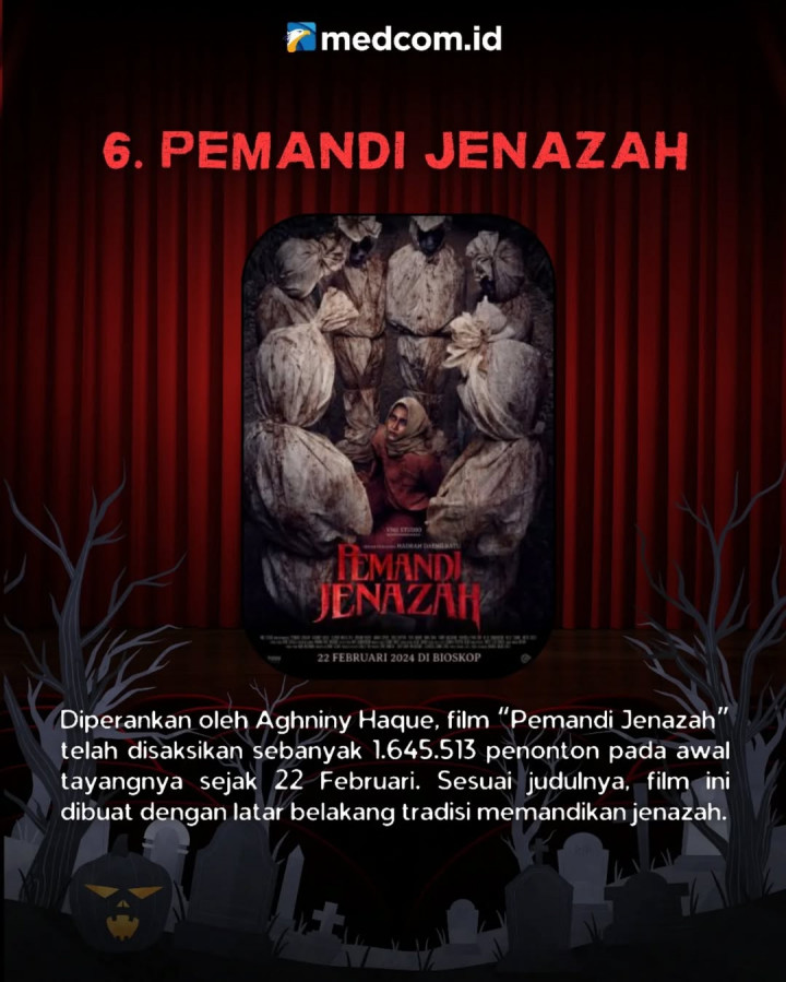 6 Film Horor Indonesia Terlaris Sepanjang 2024