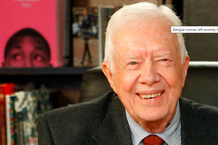 Presiden ke-39 Amerika Serikat Jimmy Carter meninggal dunia pada usia 100 tahun.