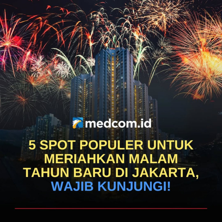 Ini 5 Spot Populer Meriahkan Malam Tahun Baru di Jakarta