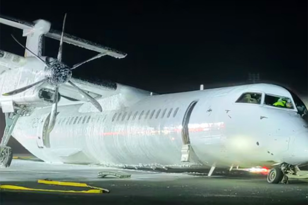  Pada hari yang sama, penerbangan Air Canada Express 2259, De Havilland Dash 8-400, melakukan pendaratan darurat di Bandara Internasional Halifax Stanfield setelah terjadi kegagalan fungsi roda pendaratan. Untungnya, seluruh 77 penumpang dan awak selamat tanpa cedera.