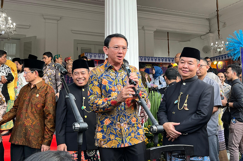 Selain itu, Ahok juga turut mengapresiasi acara ini karena dapat mengumpulkan matan gubernur Jakarta sebelumnya. Ia berharap Jakarta kedepannya memiliki pejabat yang suka memenuhi tuntutan keadilan sosial dari warga Jakarta.