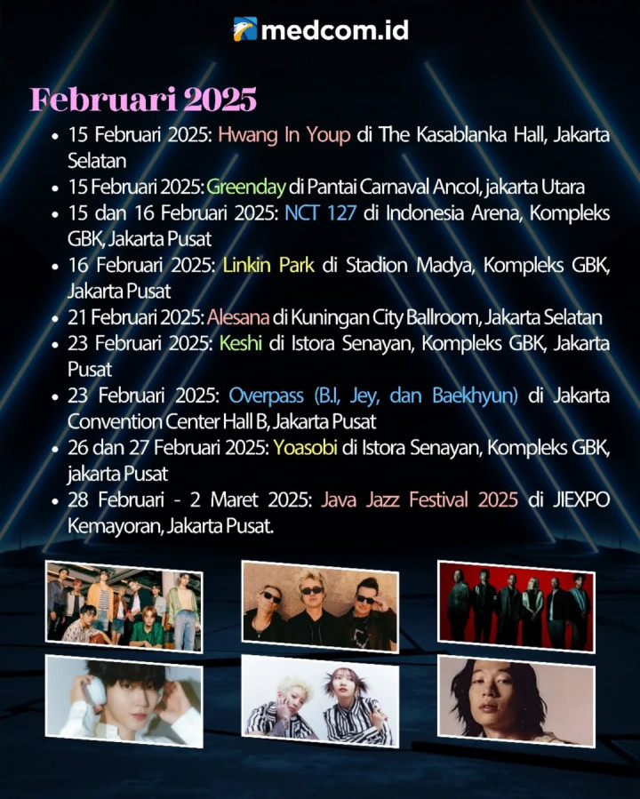 Deretan Konser Musik sepanjang 2025