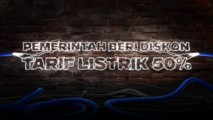 Pemerintah Beri Diskon Tarif Listrik 50%