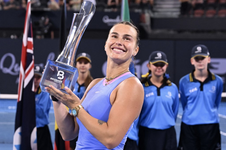 Sabalenka memenangi gelar Brisbane pertamanya pada 2023 saat ajang tersebut diadakan di Adelaide. Pada saat itu, ia mengalahkan petenis kualifikasi Linda Noskova di final. Tahun lalu, ia kalah tipis dari Elena Rybakina di final.