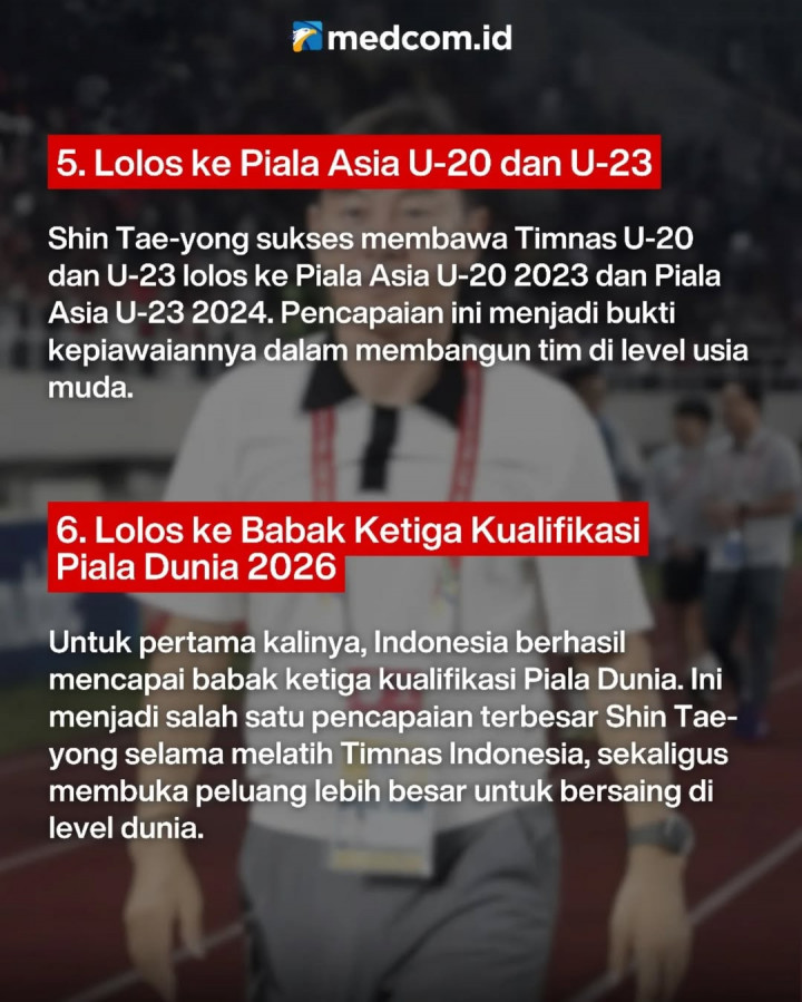 Kilas Balik 8 Jasa Shin Tae-yong untuk Sepakbola Indonesia