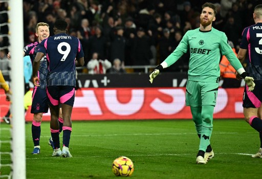 Tiga gol Forest masing-masing dicetak oleh Morgan Gibbs-White (4), Chris Wood (44), dan Taiwo Awoniyi (94).