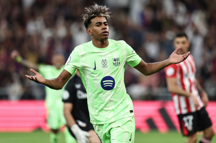 Barcelona melaju ke final Piala Super Spanyol setelah menekuk Athletic Club 2-0 pada babak semifinal di Stadion King Abdullah Sports City, Jeddah, Kamis, 9 Januari 2025 dini hari WIB.