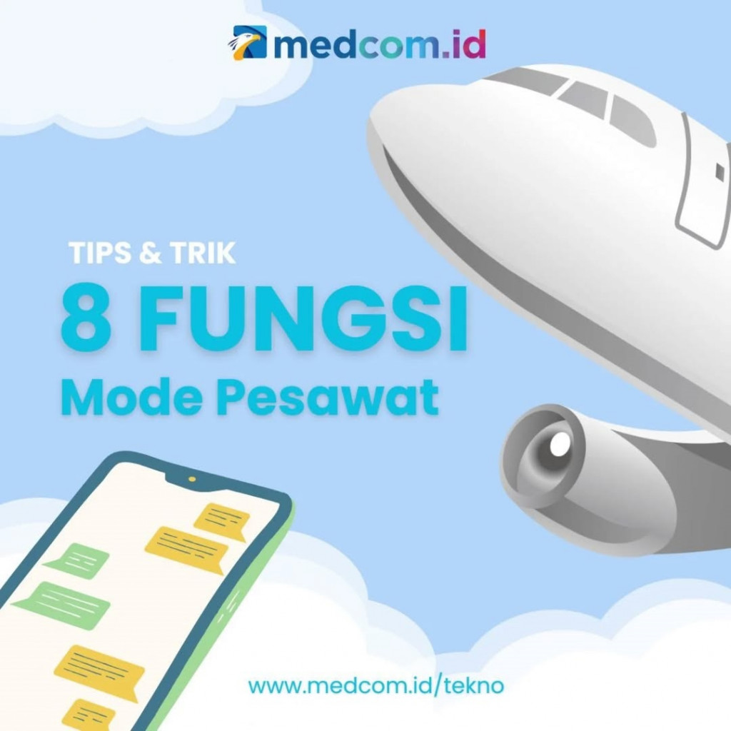 8 Fungsi Mode Pesawat di HP