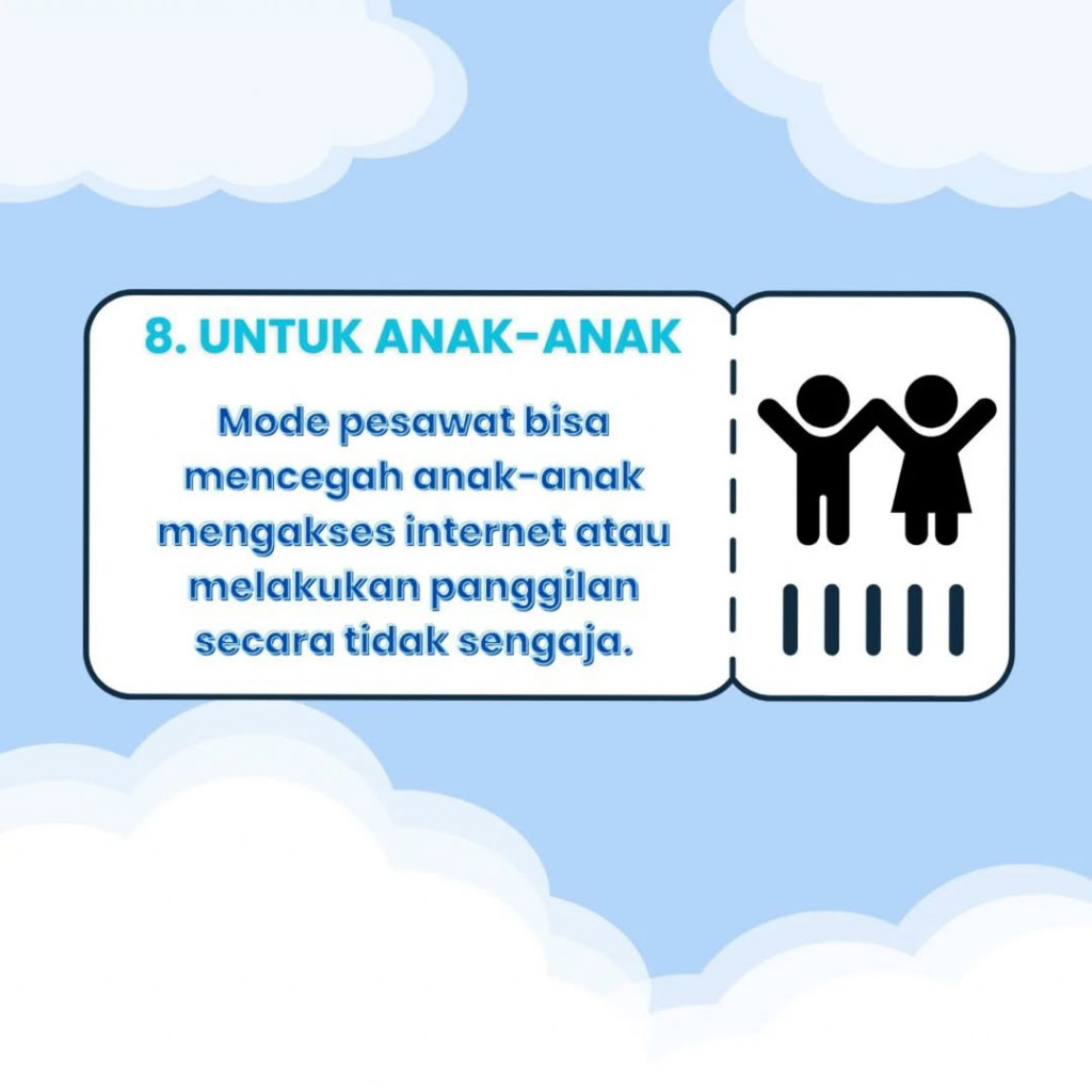 8 Fungsi Mode Pesawat di HP