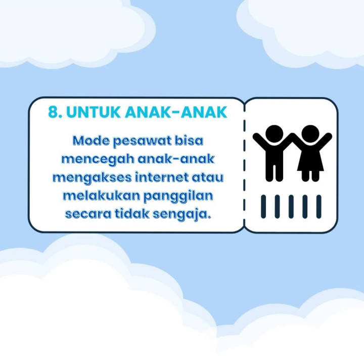 8 Fungsi Mode Pesawat di HP