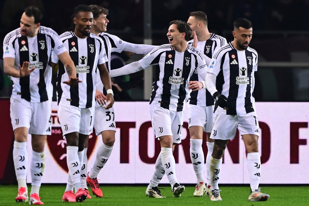 Pertandingan Derby della Molle antara Torino kontra Juventus berakhir imbang 1-1 dalam rangkaian pekan ke-20 Liga Italia Serie A 2024/25 di Stadion Olimpico Grande Torino, Minggu, 12 Januari 2025 dini hari WIB.