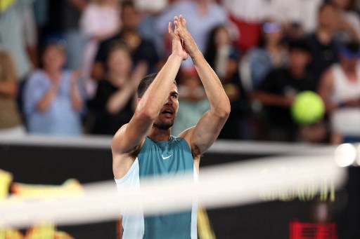 Melangkah ke babak kedua untuk tahun keempat berturut-turut, Alcaraz selanjutnya akan bertemu Yoshihito Nishioka.