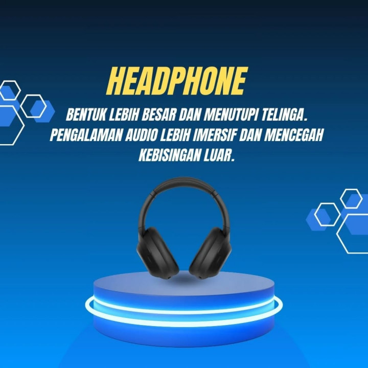 Beda Eartphone, Headphone, dan Headset