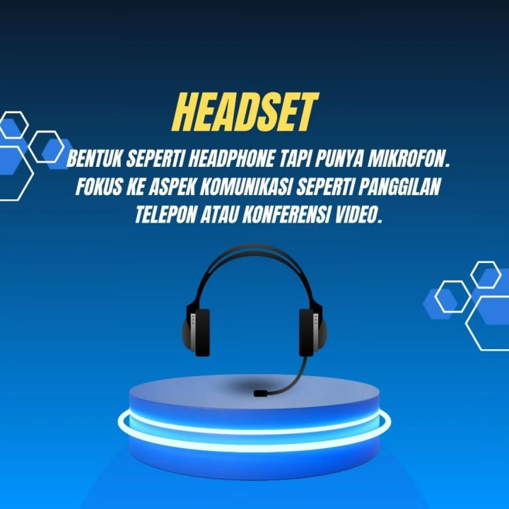 Beda Eartphone, Headphone, dan Headset