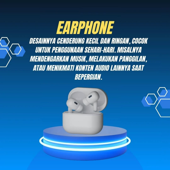Beda Eartphone, Headphone, dan Headset