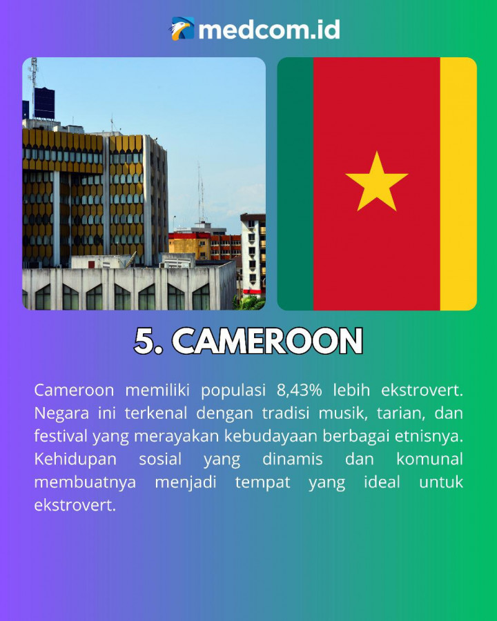 Negara-negara Terbaik untuk Ekstrovert