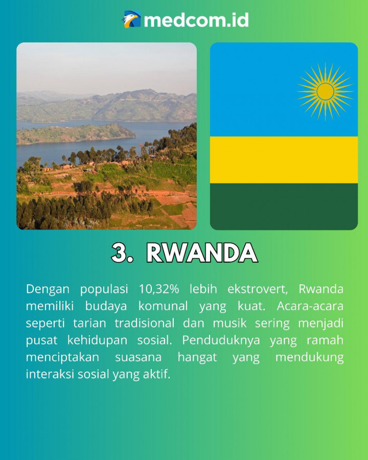 Negara-negara Terbaik untuk Ekstrovert