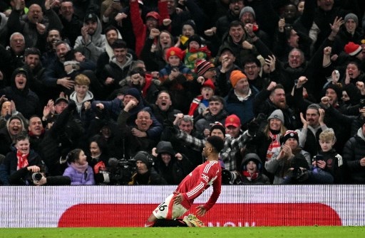 Hattrick Amad dialo membawa Manchester United balik mengalahkan Southampton 3-1 pada laga Liga Premier di Stadion Old Trafford, Jumat, 17 Januari 2025 dini hari WIB. 
