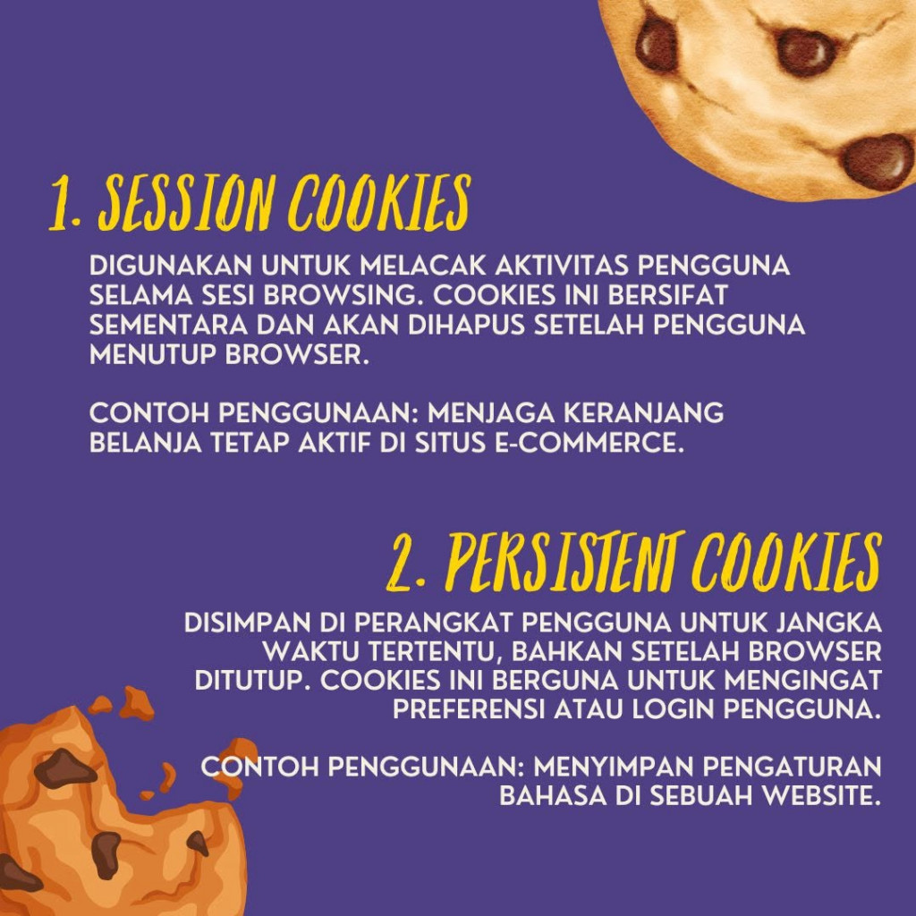 Jenis-jenis Cookies di Internet dan Fungsinya