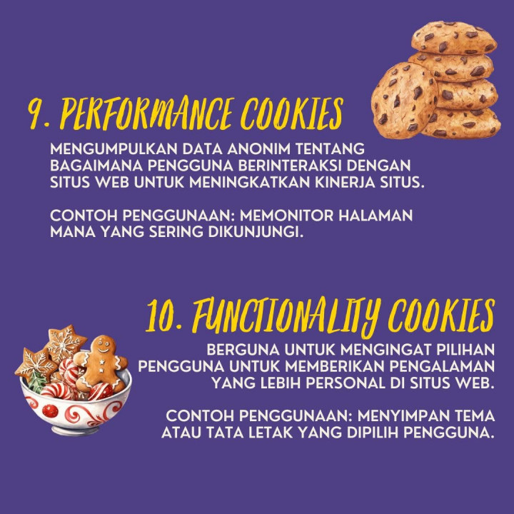 Jenis-jenis Cookies di Internet dan Fungsinya