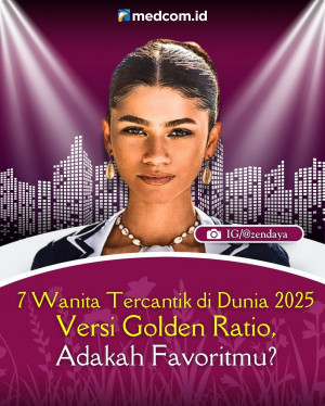 Deretan Wanita Tercantik Dunia 2025 Versi Golden Ratio